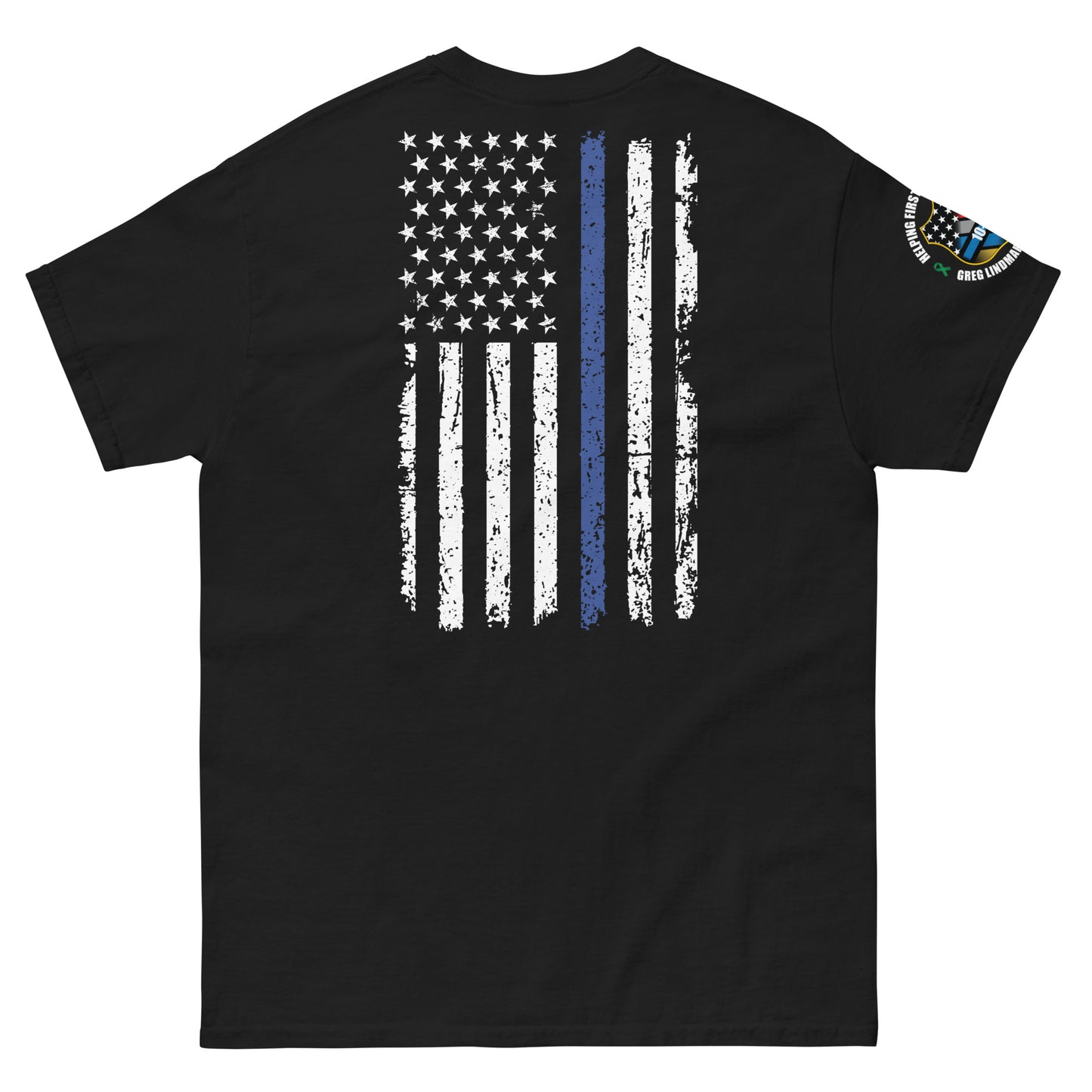 Police First Responder Flag Tee