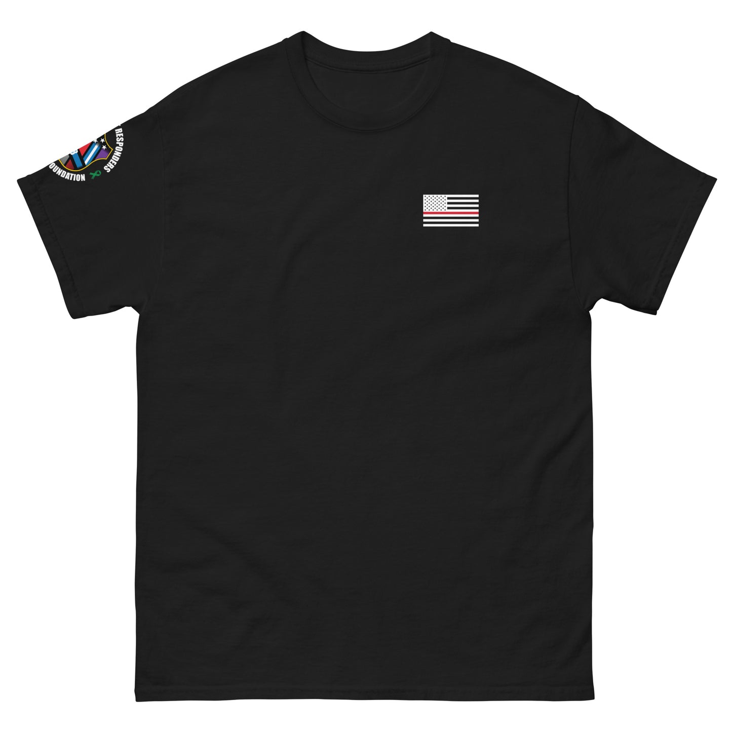 Fire First Responder Flag Tee